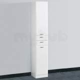 HiB 993.203021 Denia 320mm Tall Bathroom En Suite Storage Unit Two Drawer Two Doors