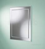 Hib 63504000 Mirrored Emma Rectangular Wc Mirror With Mirror On Mirror Design