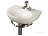 Malo Roccanova Cloakroom Wash Basin with Towel Rail and Soap Dispenser