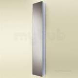 Mercury Tall Bathroom Cabinet Double Sided Mirrored Doors Adjustable Shelves