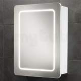 Hib 9102300 White Gloss Orlando 500x650mm Wc Bathroom Cabinet Led Illumination