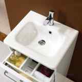 Hib 8850 White Palamas 600mm Drop-in Wash Basin One Tap Hole