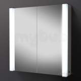 Hib 43200 White Photec 725mmx750mm Bathroom Cabinet Double Sided Mirror Doors Soft Close