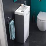 Sienna 400x845mm Solo Furniture Free Standing Unit Cloakroom Anthracite