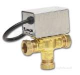 White V4073 Motorised Mid-position Diverter Valve With 28mm Compression