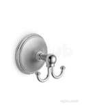 Ibb Co09 Chrome Casino Wall Mounted Double Robe Hook