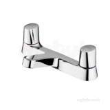 Ideal Standard B9674aa Chrome Alto Dual Knob Bath Filler With Ceramic Disc