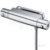 Ideal Standard Chrome Alto Two Tap Hole Double Lever Bath Shower Mixer With Rim Mounting Legs A5638aa