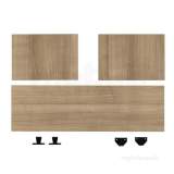 E6802so American Oak Concept Vanity Unit Plinth 180x1200mm