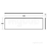 E6500so American Oak Concept 1700mm Bath Panel