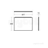 E6501sx Dark Oak/walnut Concept End Bath Panel 750mm