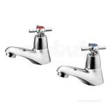 Ideal Standard B9858aa Chrome Elements Brass Washbasin Tap Double Cross Handles