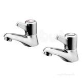 Ideal Standard B9863aa Chrome Elements Brass Washbasin Tap Double Lever Handles