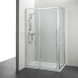 Ideal Standard T7379EO Bright Silver Kubo Shower Enclosures and Screens 1100mm Wide