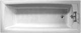 Jacuzzi Pro Wbsprocas302 White Caserta Angled No Tap Hole Bath 1700x700mm