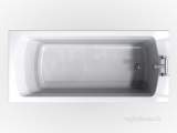 Jacuzzi Pro Jbscfo384 White Elatus 1685mm Wide Jplus No Tap Hole Bath With Grips