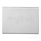 Jacuzzi Pro Jbsjac844 White Streamline 800mm End Bath Panel