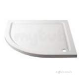 Just Trays Br80qm100 White Breeze 800x800 Quadrant Shower Tray In Abs Stone Resin