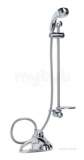 Rada 1.1533.117 Chrome Autotherm-3 Shower Kit with 3 Spray Handset Rail Hose