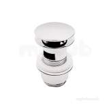 Roca 506403300 Chrome Suppressed Waste For Basins Without Overflow