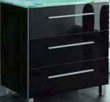 Salgar 15501 Black Rodas Vanity Cabinet 710x797 mm