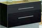 Salgar 15496 Black Serie 35 Vanity Cabinet 550x998 Mm