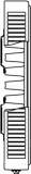 Stelrad 143750 White Compact K1 Radiator 600x800mm