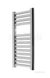 Stelrad 147001 Chrome Mini Straight Ladder Mini Heated Towel Rail 700mm H X 400mm W