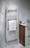 Lupi1340w White Lupin 1300x400mm Heated Towel Rail Automatic Bleed Valve