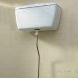 Thomas Dudley 319113 White Tri-shell Turbo Bottom Supply Outlet Low Level Cistern