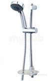 Triton Tskfalflarch Chrome Alfie And Lara Shower Kit 530mm