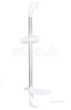 Triton Tskconnwc White/chrome Connor Shower Riser Kit