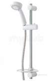 Triton Tskfdavlarwc White/chrome David And Lara Shower Kit 530mm