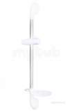 Triton Tskjoshwc White/chrome Joshua Shower Riser Kit 940mm