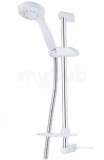 Triton Tskfleo7000wc White/chrome Leon And 7000 Shower Kit 511 Mm