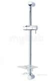 Triton Tskvenuch Chrome Venus Shower Riser Kit 780mm