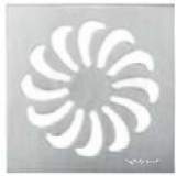 Wirquin 30718112 Ss Venisio 150x150mm Grid For Walk-in Shower Traps With Flower Design