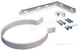 7716191174 White Support Bracket For Flues 80/125mm