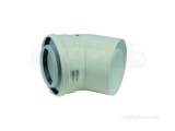 7719003664 White Greenstar He Elbow 90 Deg 125mm