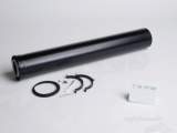 7716190060 Black Oilfit Flue Extension 100/150mm