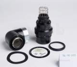 7716190053 Black Oilfit Vertical Extension Flue Kit 80/125mm