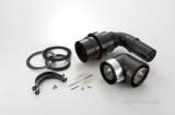 7716190057 Black Oilfit High Level Horizontal Extension Flue Kit 80/125mm