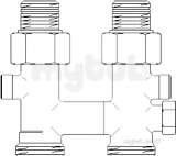 H Section Flush Bypass Unit 1/2mx3/4m