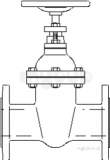 Castiron Gate Valve Planged Pn16 Dn250