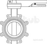 Oventrop 10482 Sgi Butterfly Valve 100