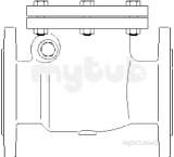 Cast Iron Swing Check Valves Dn50