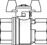 Optibal Dzr Ball Valve Dn15 T Handle