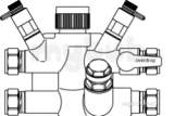 Cocon 4 Left Hand 15mm 4 Port Control Valves