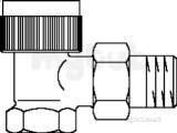 Oventrop High Capacity Angle Patern Dn15