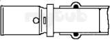 Cofit Press Connect Coupling 16x2mm X 15mm